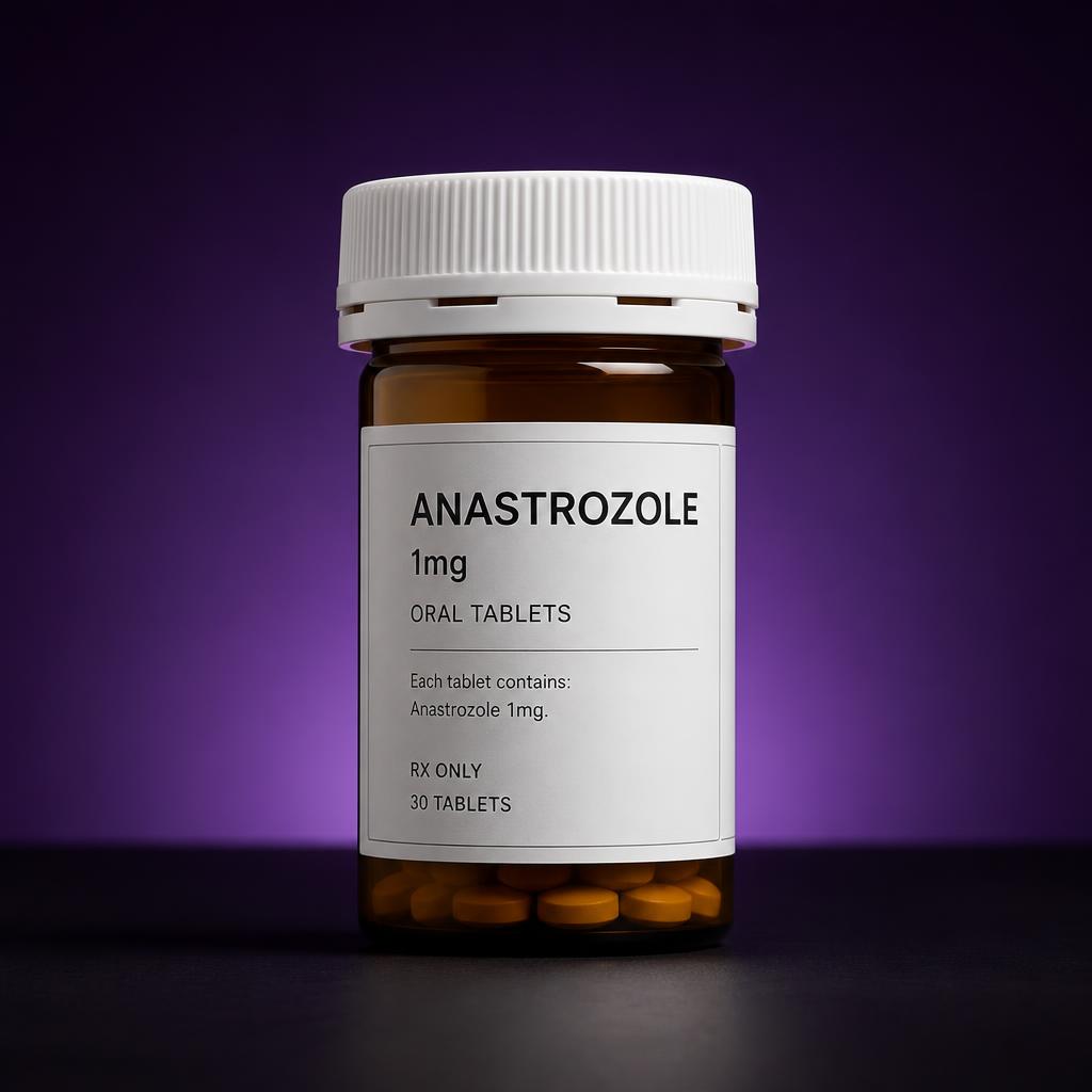 Anastrozole tablet bottle