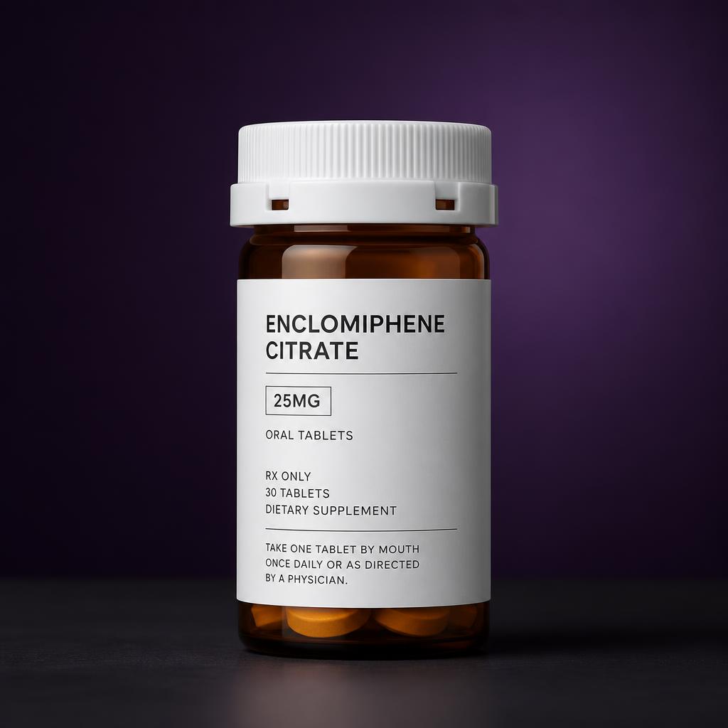 Enclomiphene Citrate tablet bottle