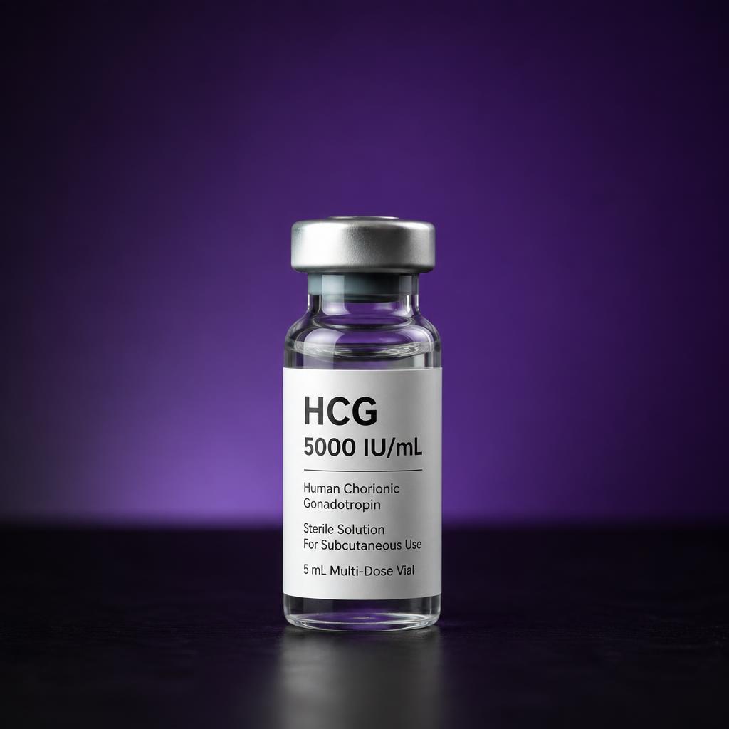 HCG 5000 IU/mL peptide vial
